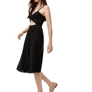 Aritzia Wilfred Adelia Tie Front Dress size 4